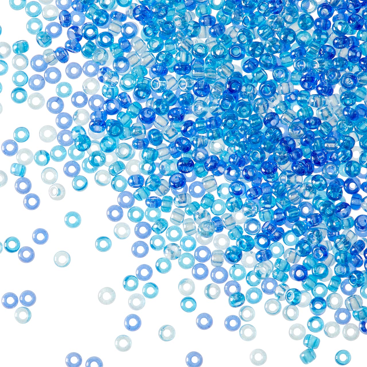 Perles rondelles de rocaille en verre tchèque de John Bead, 11/0